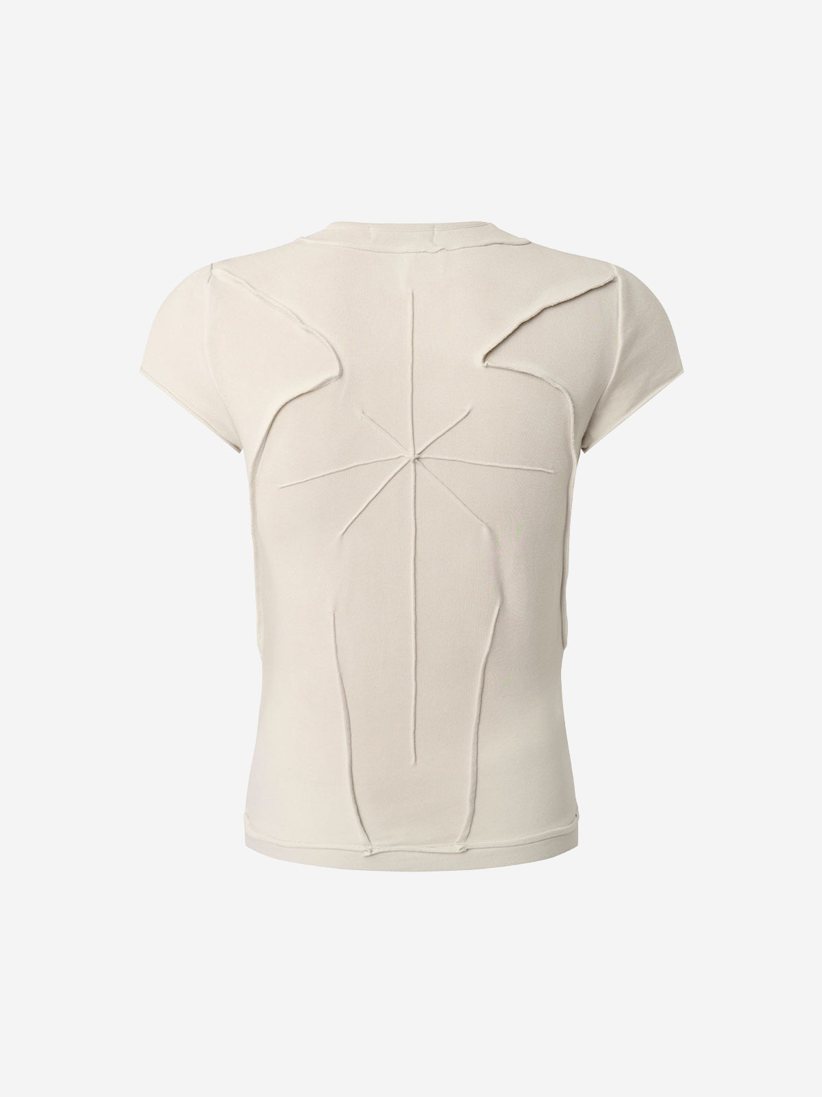 Scorpion Embroidered Exposed-Seam T-Shirt