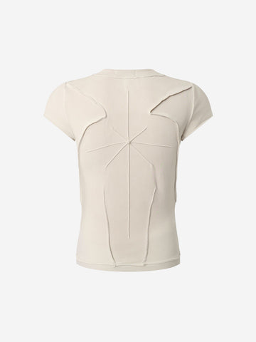 Scorpion Embroidered Exposed-Seam T-Shirt