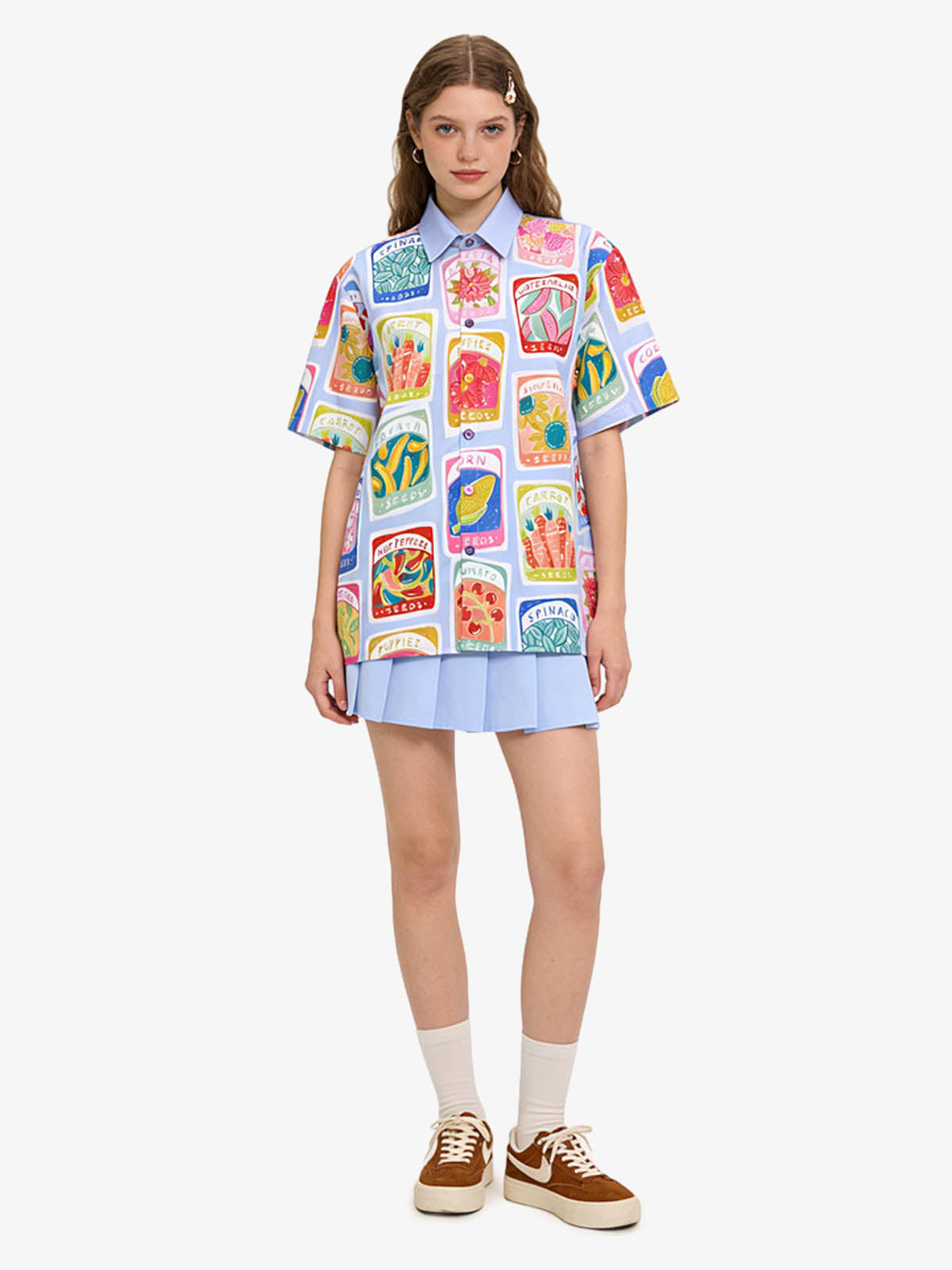 Vintage Seed Packet Cuban Shirt