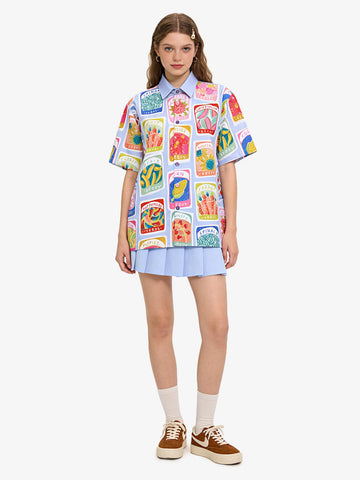 Vintage Seed Packet Cuban Shirt
