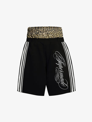 Double Waist Leopard Shorts