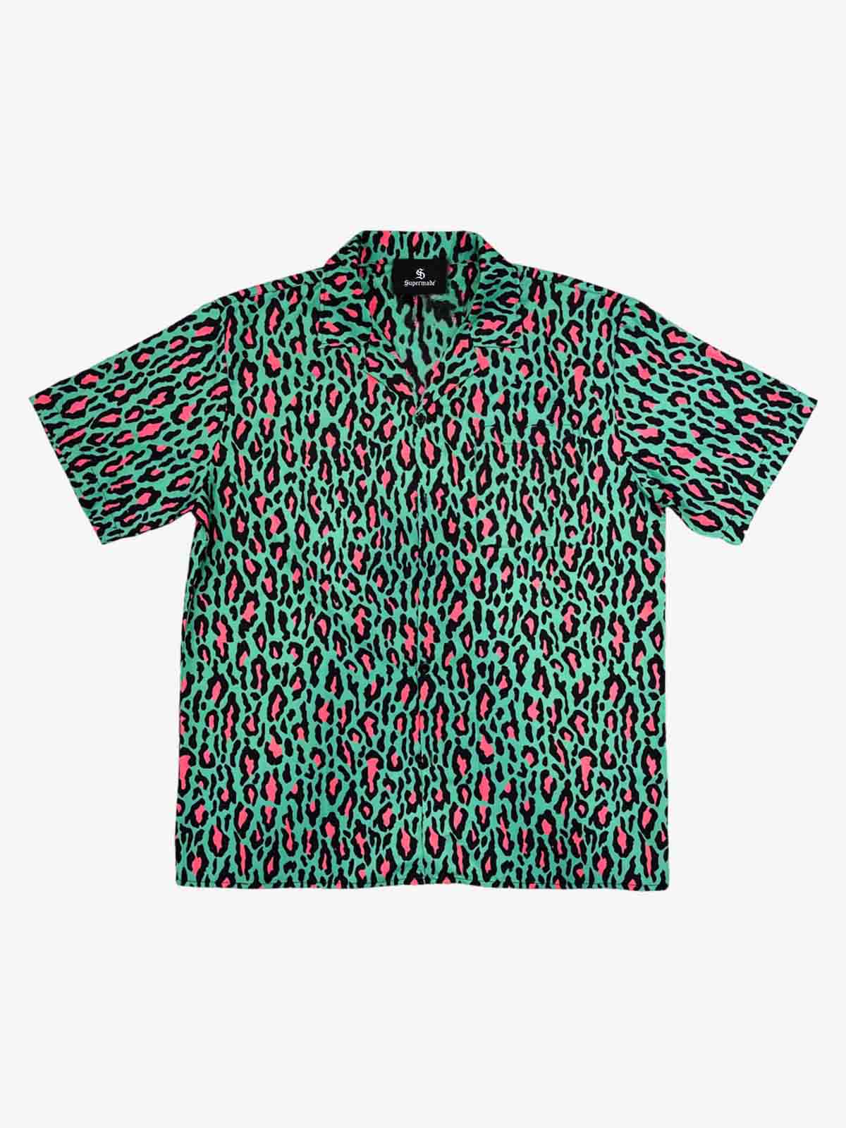 Classic Cheetah Print Hawaiian Shirt