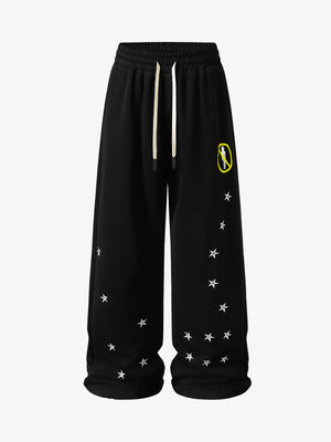 Star Embroidered Sweatpants