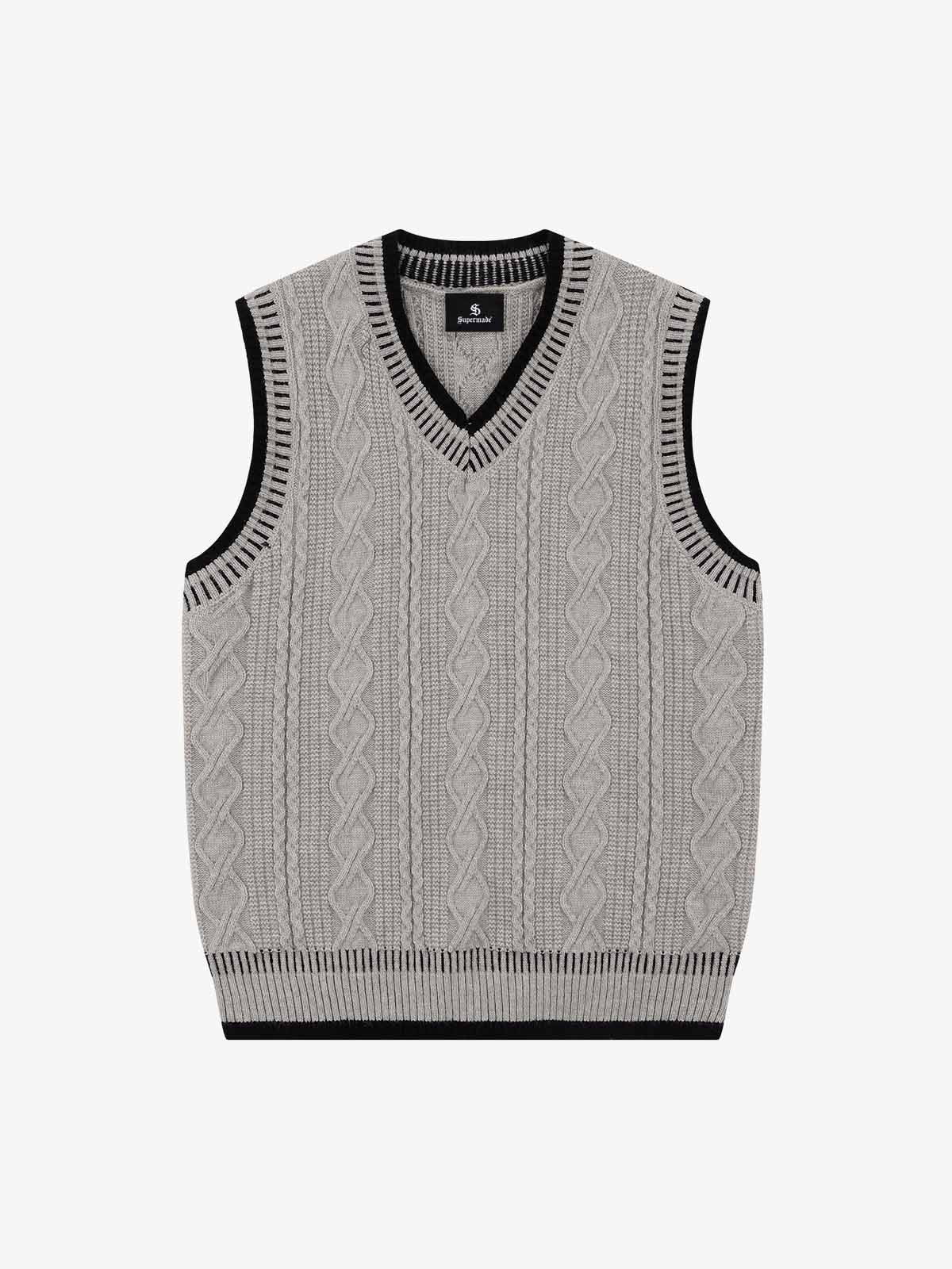 Street Retro Knit Pullover Sweater