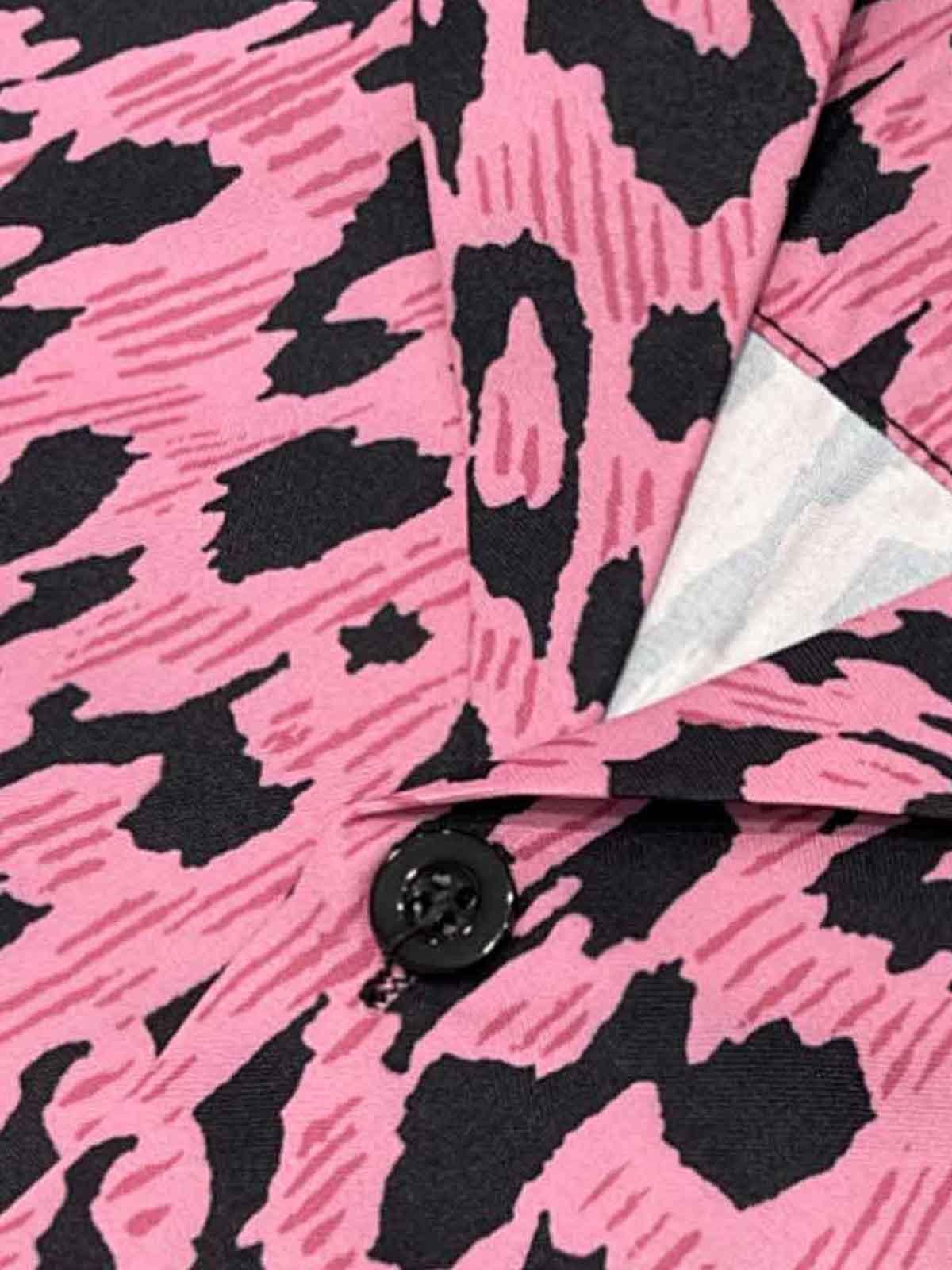 Cyber Punk Leopard Print Hawaiian Shirt