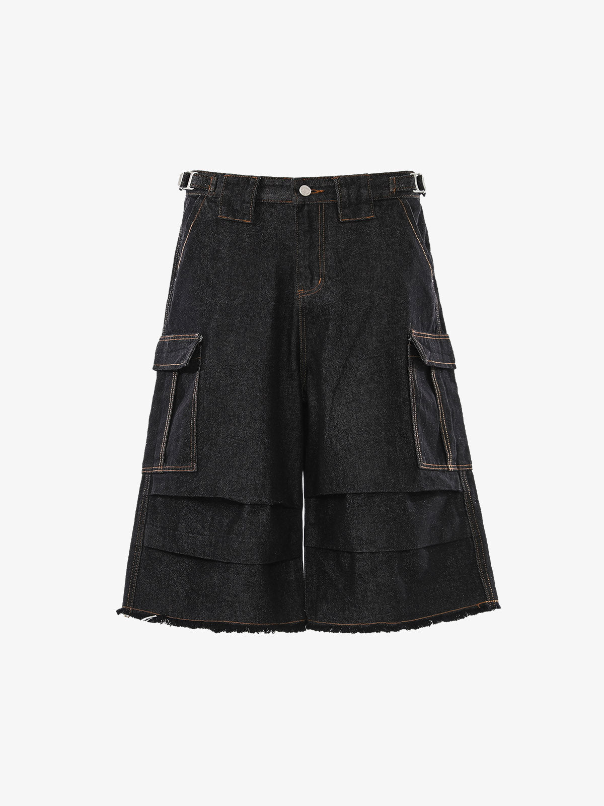 Vintage Contrast Stitch Cargo Shorts 