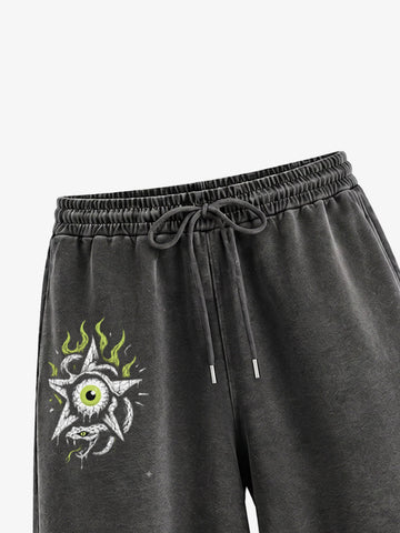 Gothic Eye Sweat Shorts