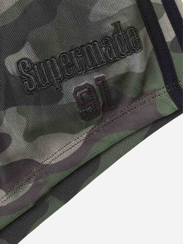 Y2K Graphic Striped Sporty Shorts
