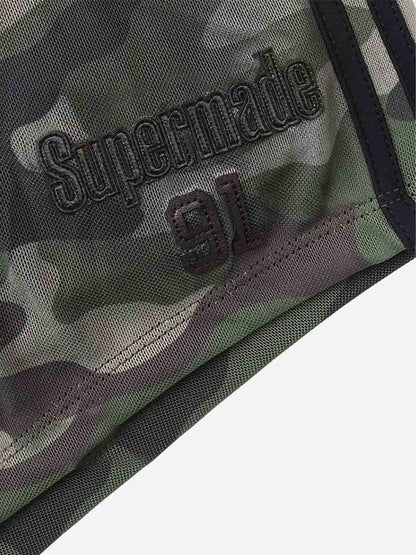 Y2K Graphic Striped Sporty Shorts