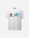 Graffiti Paint Drip Letter Print Oversized T-Shirt