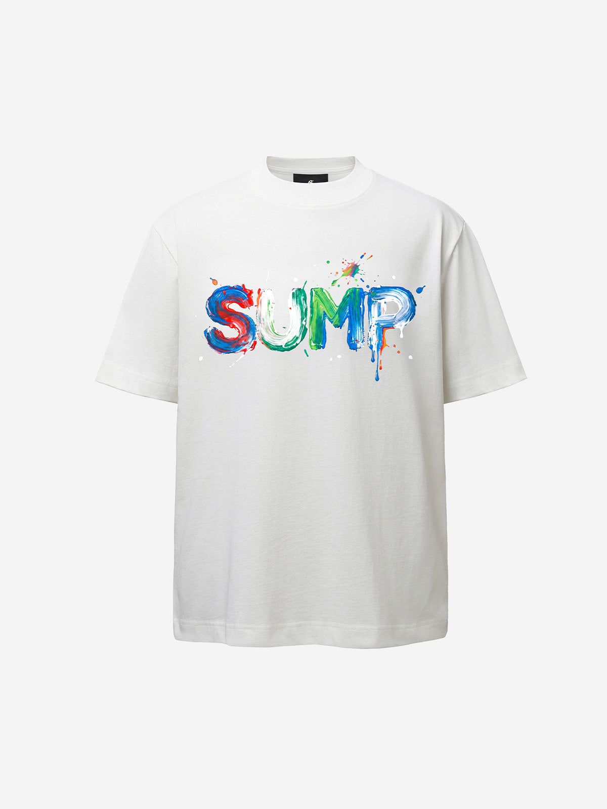 Graffiti Paint Drip Letter Print Oversized T-Shirt