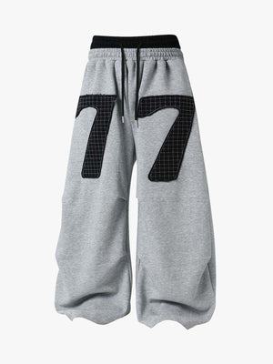 Double-Waisted Ruched Sweatpants 