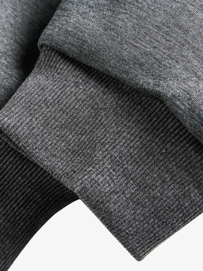 Panel Cut Stand Collar Zip Up Jacket 
