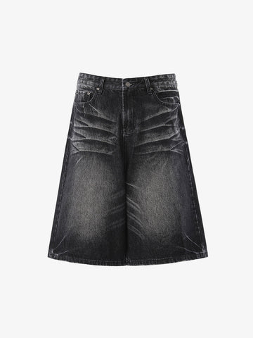 Vintage Whiskered Denim Jorts