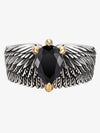 Gothic Wing Stone Ring 