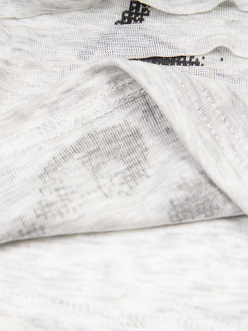 Thesupermade Pixelated Graphic Distressed Slim Tank Top