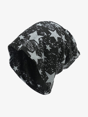 Street Double-Layer Five-Pointed Star Pullover Hat 