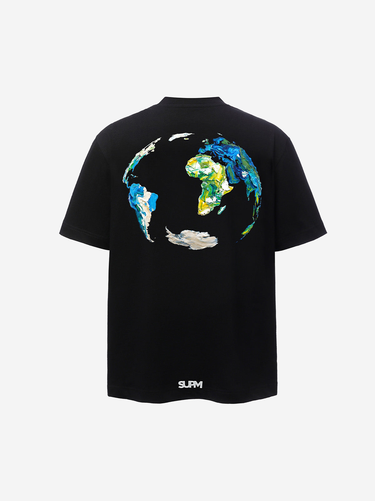 Graffiti Paint Drip Letter Print Oversized T-Shirt