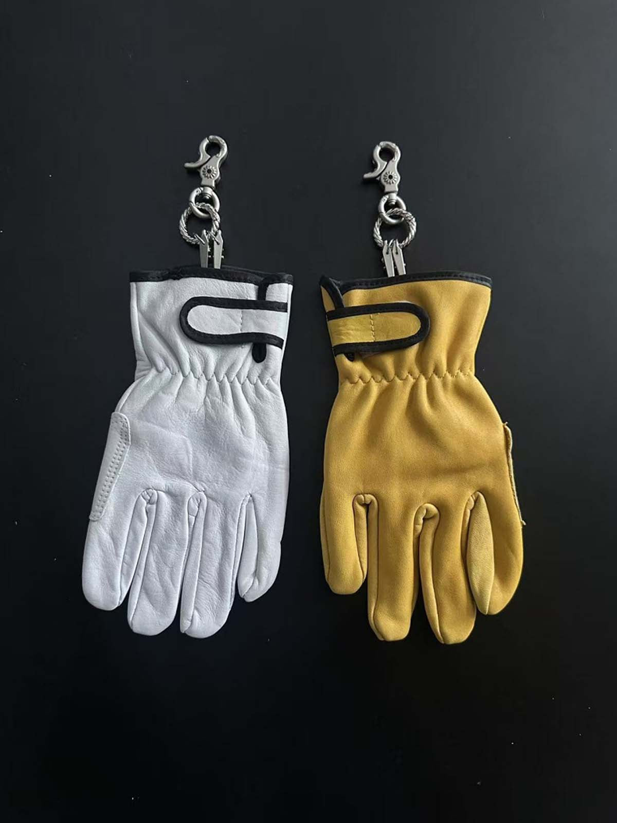 Vintage Glove Keychain Charm 