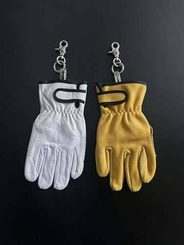 Vintage Glove Keychain Charm 