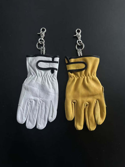 Vintage Glove Keychain Charm 