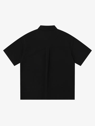 Barbed Wire Graphic Short Sleeve Shirt