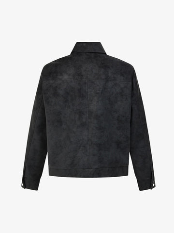 Thorn Embroidered Suede Jacket