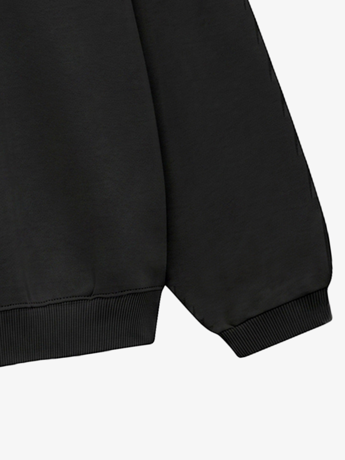 Fleece-Lined Oversized Sweatshirt