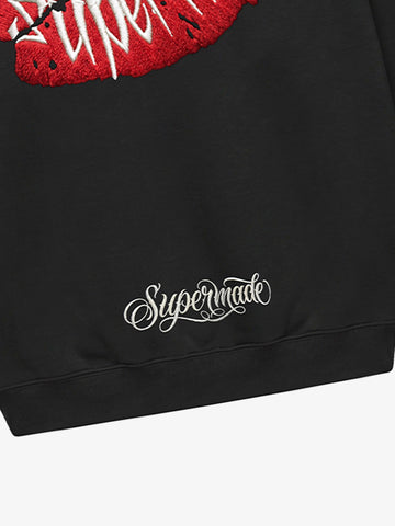 Fleece-Lined Oversized Sweatshirt