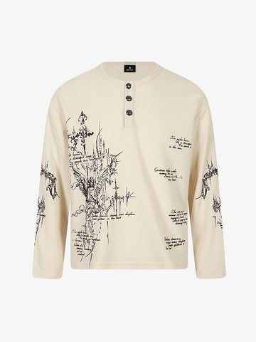Rune Henley Waffle Long Sleeve Tee