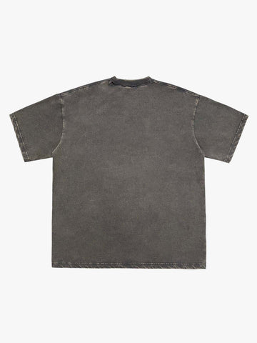 Leopard Print Washed Vintage T-Shirt