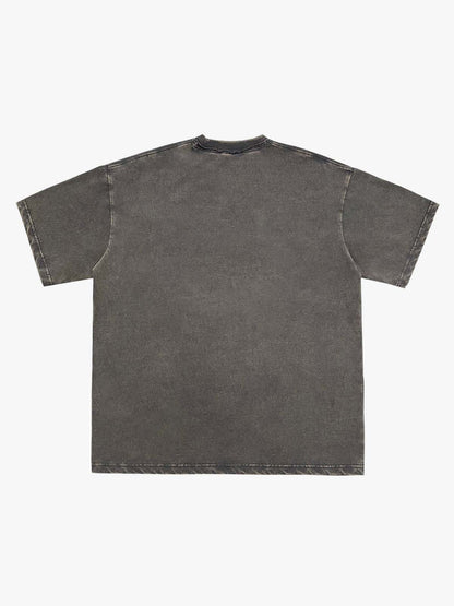 Leopard Print Washed Vintage T-Shirt