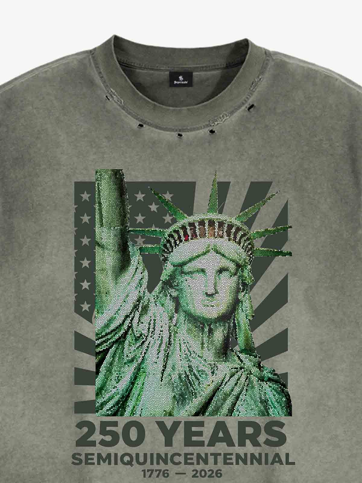Vintage Liberty Graphic Sleeveless T-Shirt 