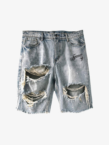 Paint Splatter Loose Jeans