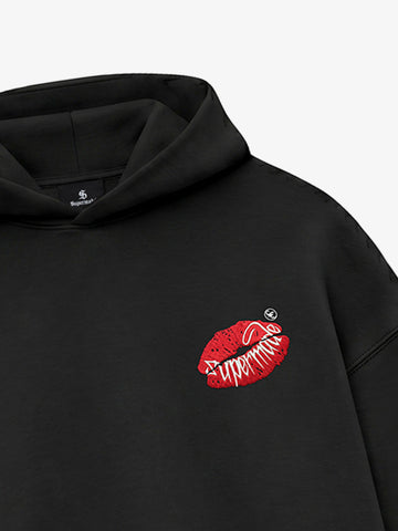 Fleece-Lined Oversized Sweatshirt