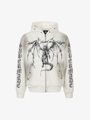 Rivet Spray-Dyed Hooded Jacket