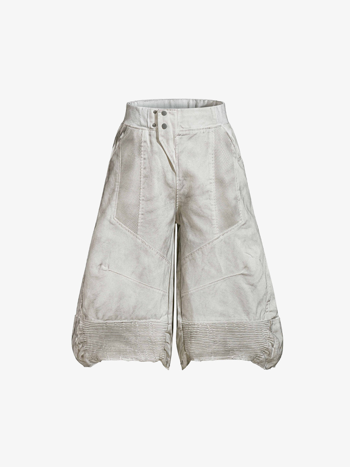 Dirty Wash Denim Shorts