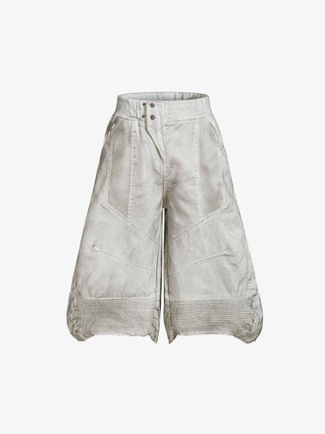 Dirty Wash Denim Shorts