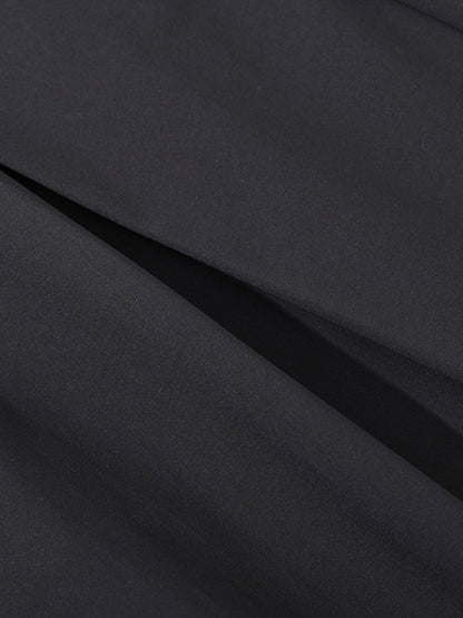 Pleated Drape Bootcut Suit Pants - 2588 