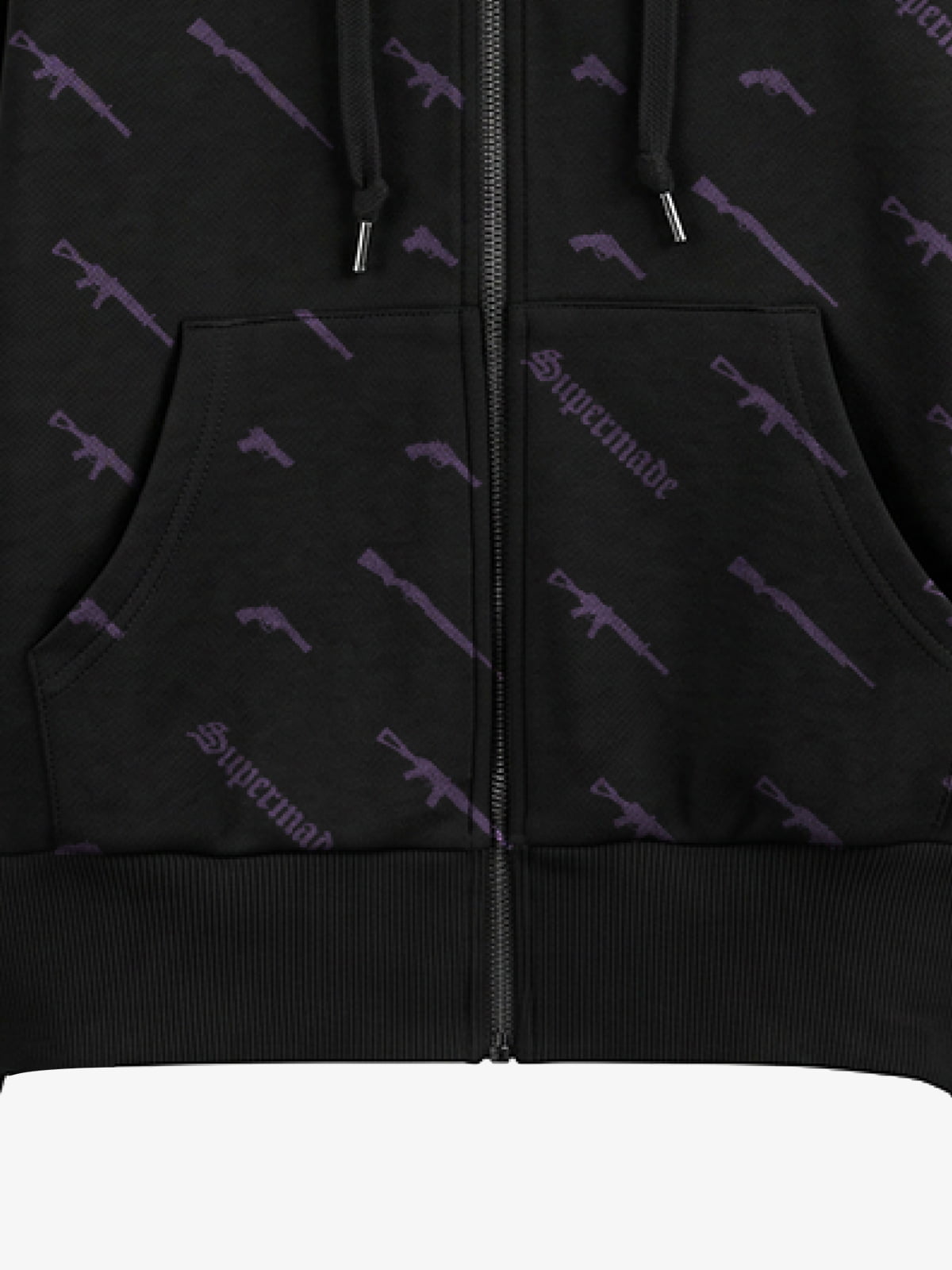 Full Print Tactical Gun Zip Up Hoodie