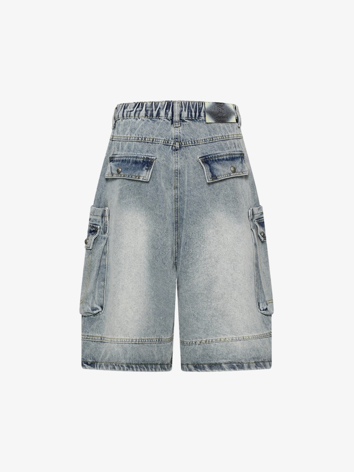 Cargo Multi-Pocket Denim Jorts