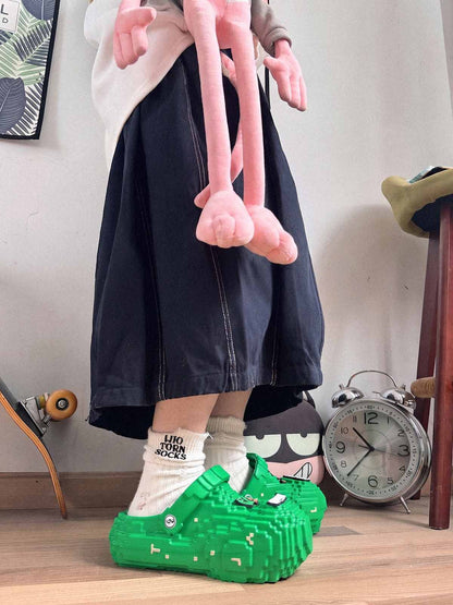 Pixel Design Non-Slip Clogs