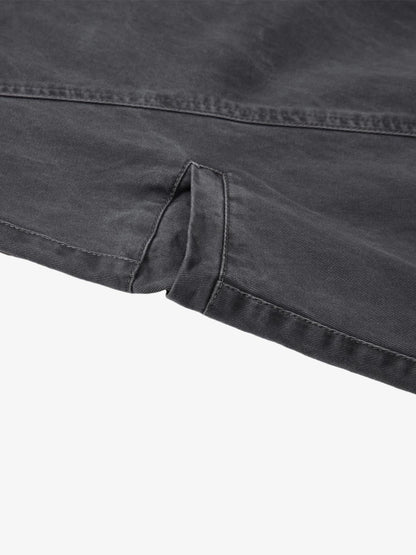 Washed Cargo Webbing Barrel Pants 
