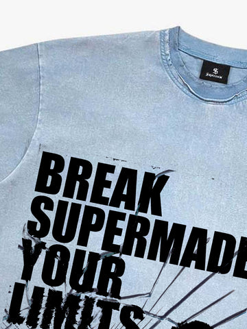 Washed Break Limits Graphic T-Shirt