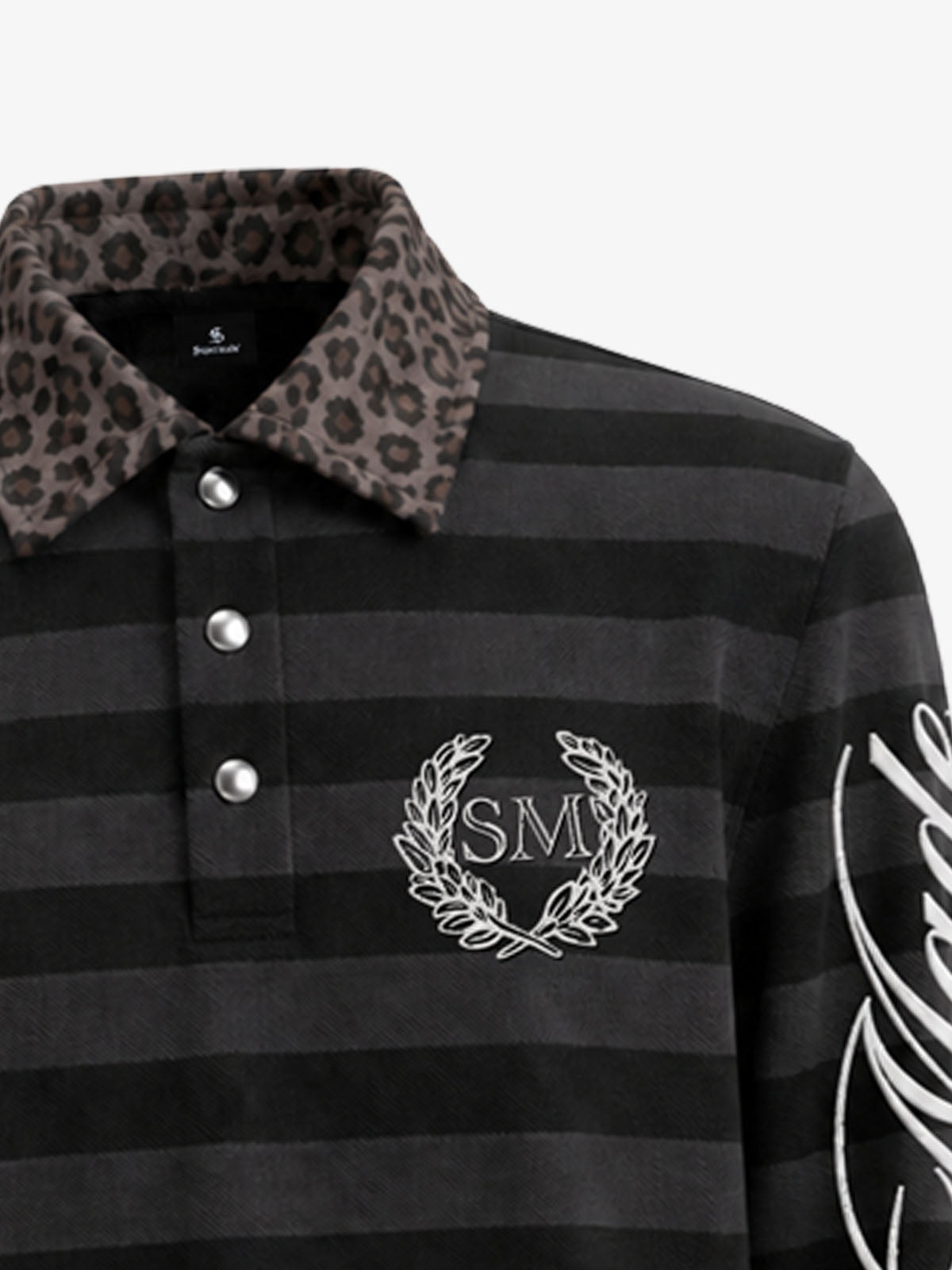 Striped Leopard Polo