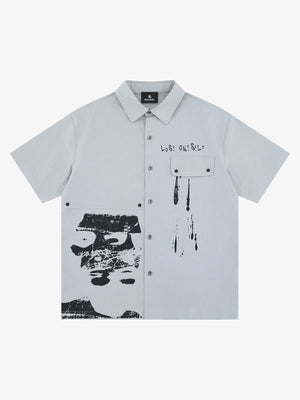 Dark Graphic Short Sleeve Shirt