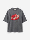 Suede Oversized Streetwear T-Shirt