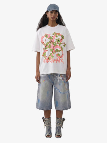 Vintage Double S Vine Graphic T-Shirt 