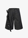 Side Strap Cargo Shorts