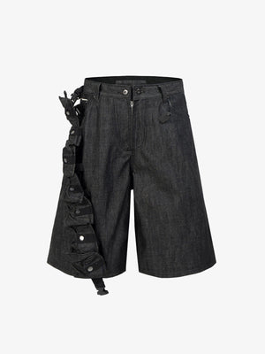 Side Strap Cargo Shorts